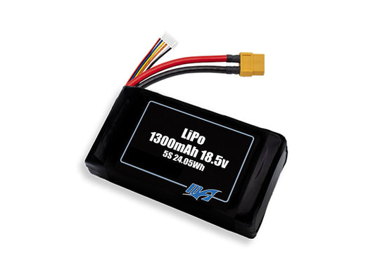 LiPo 1300mAh 5S 18.5v Battery Pack