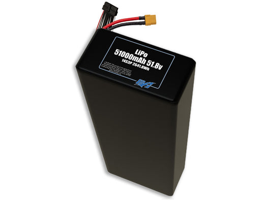 51000 14S3P 51.8v Battery Pack