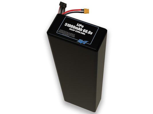 51000 18S3P 66.6v Battery Pack