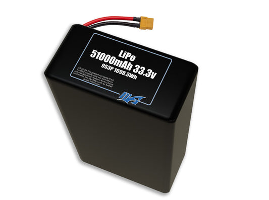 51000 9S3P 33.3v Battery Pack