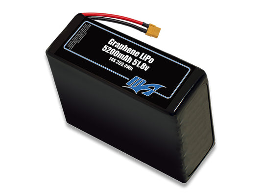 A MaxAmps Graphene LiPo 5200mAh 14S 51.8 volt battery pack