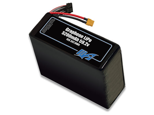 A MaxAmps Graphene LiPo 5200mAh 16S 59.2 volt battery pack