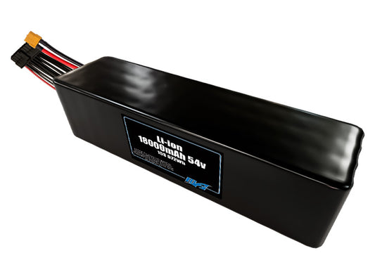 Li-ion 18000mAh 15S4P 54v Battery Pack