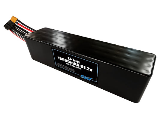 Li-ion 18000mAh 17S4P 61.2v Battery Pack