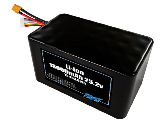Li-ion 18000mAh 7S4P 25.2v Battery Pack