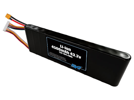Li-ion 4500mAh 12S 43.2v Battery Pack