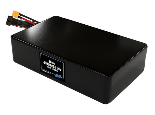 Li-ion 45000mAh 15S9P 54v Battery Pack