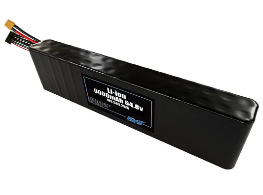 Li-ion 9000mAh 18S2P 64.8v Battery Pack