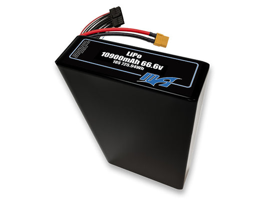 A MaxAmps LiPo 10900mAh 18S 2P 66.6 volt battery pack