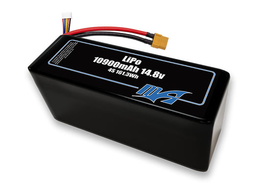 A MaxAmps LiPo 10900mAh 4S 2P 14.8 volt battery pack