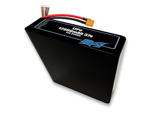 A MaxAmps LiPo 12000mAh 10S 2P 37 volt battery pack