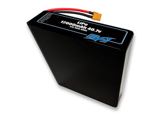A MaxAmps LiPo 12000mAh 11S 2P 40.7 volt battery pack