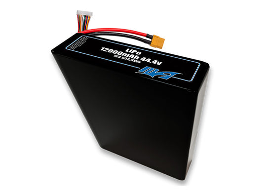 A MaxAmps LiPo 12000mAh 12S 2P 44.4 volt battery pack