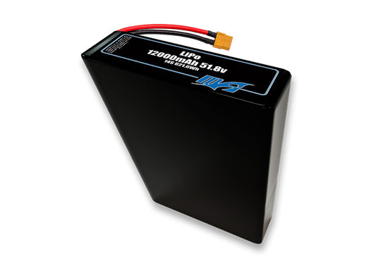 A MaxAmps LiPo 12000mAh 14S 2P 51.8 volt battery pack