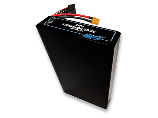 A MaxAmps LiPo 12000mAh 16S 2P 59.2 volt battery pack