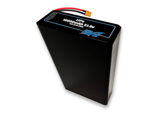 A MaxAmps LiPo 16000mAh 14S 2P 51.8 volt battery pack