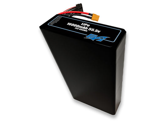 A MaxAmps LiPo 16000mAh 15S 2P 55.5 volt battery pack