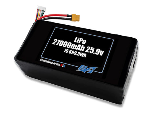 LiPo 27000mAh 7S 25.9v NMC Battery Pack