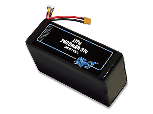 A MaxAmps LiPo 2800mAh 10S 37 volt battery pack