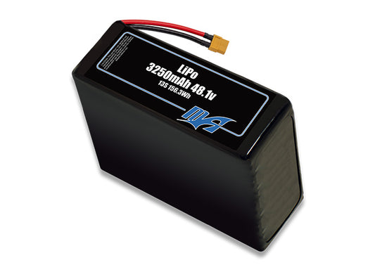 A MaxAmps LiPo 3250mAh 13S 48.1 volt battery pack