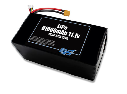 LiPo 51000 3S 11.1v Battery Pack