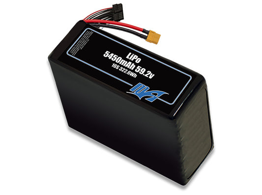 A MaxAmps LiPo 5450mAh 16S 59.2 volt battery pack