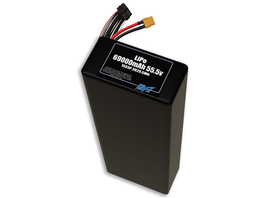 LiPo 69000mAh 15S3P 55.5v Battery Pack