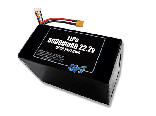 LiPo 69000 6S 22.2v Battery Pack