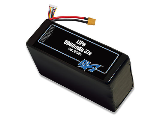 A MaxAmps LiPo 8000mAh 10S 37 volt lite battery pack