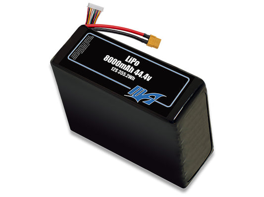 A MaxAmps LiPo 8000mAh 12S 44.4 volt lite battery pack