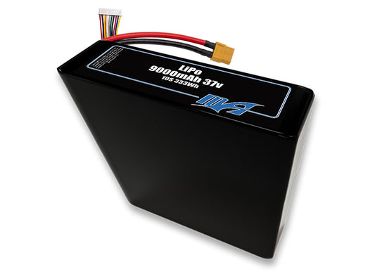 A MaxAmps LiPo 9000mAh 10S 2P 37 volt battery pack