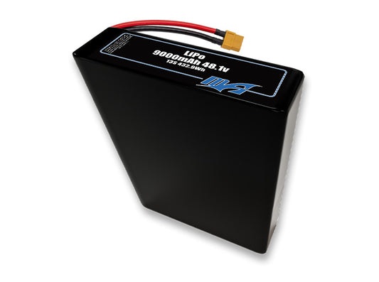 A MaxAmps LiPo 9000mAh 13S 2P 48.1 volt battery pack