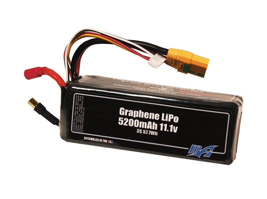 Graphene LiPo 5200mAh 6S 22.2v Modular Battery Pack