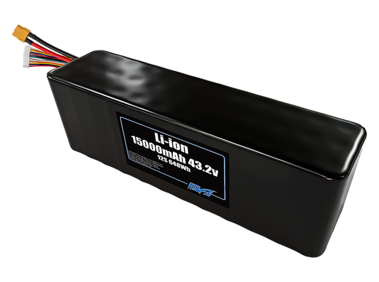 Li-ion 15000mAh 12S3P 43.2v Battery Pack