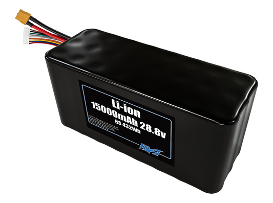Li-ion 15000mAh 8S3P 28.8v Battery Pack