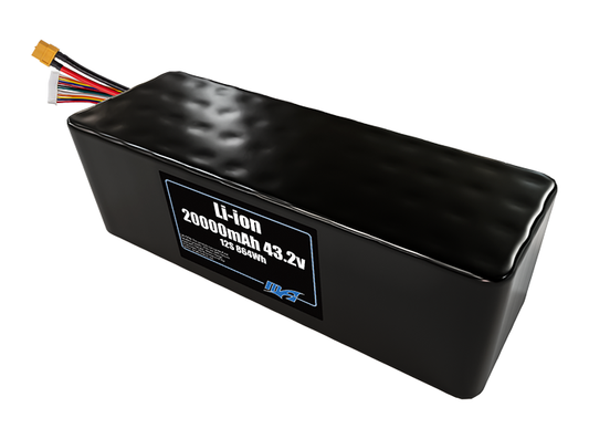 Li-ion 20000mAh 12S4P 43.2v Battery Pack