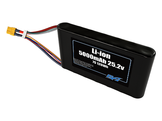 Li-ion 5000mAh 7S 25.2v Battery Pack