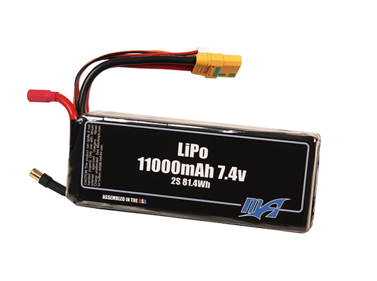 LiPo 11000mAh 4S 14.8v Modular Battery Pack