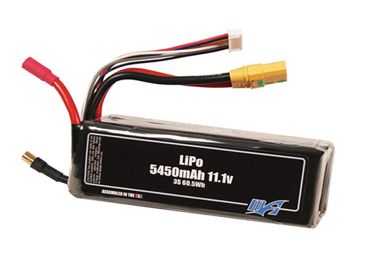 LiPo 5450mAh 6S 22.2v Modular Battery Pack