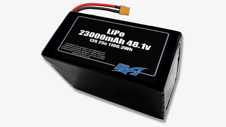 13S LiPo Batteries 48.1v